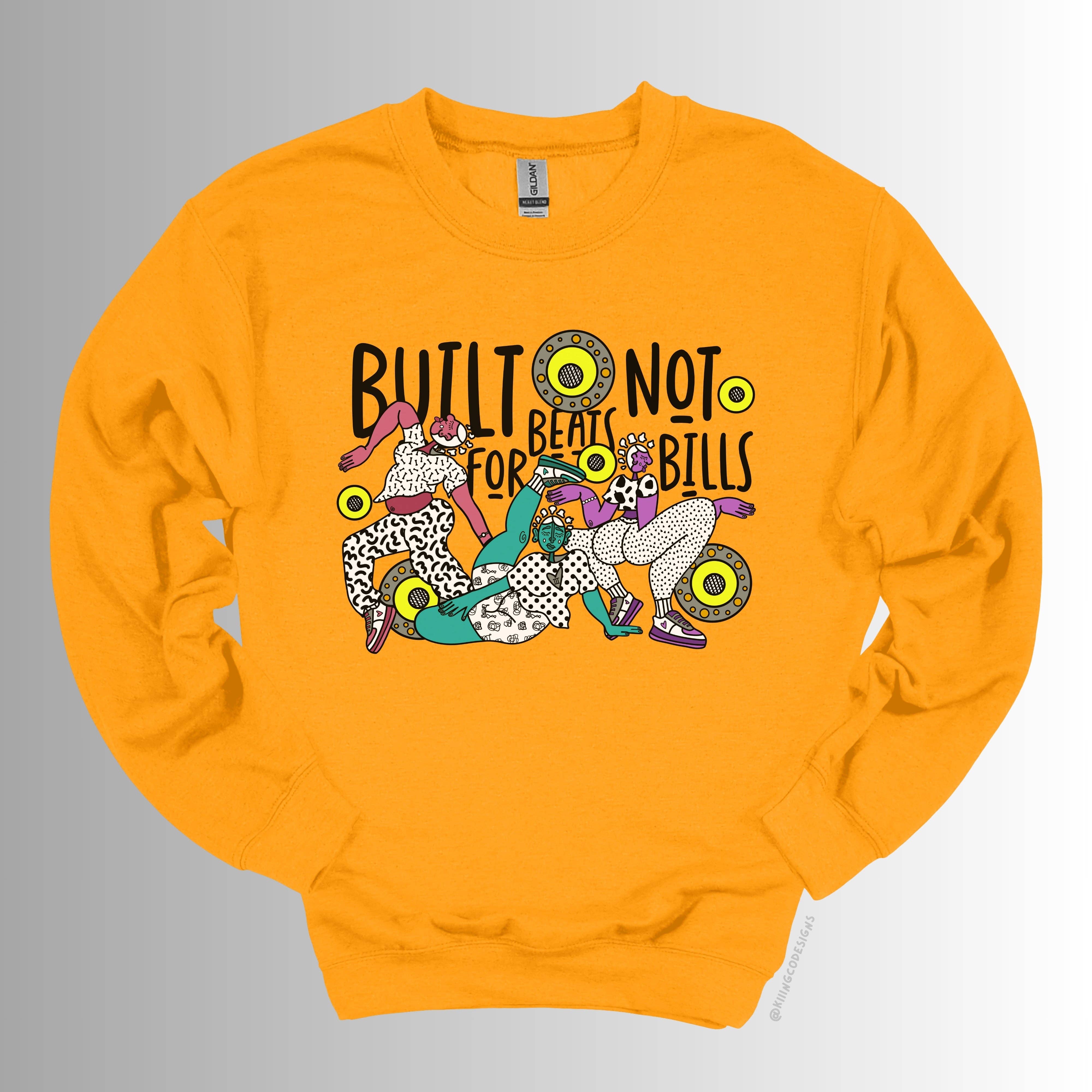 Kiiing & Co. Designs - Wholesale Graphic Sweatshirt - Unisex - Build For Beats Sweatshirt2