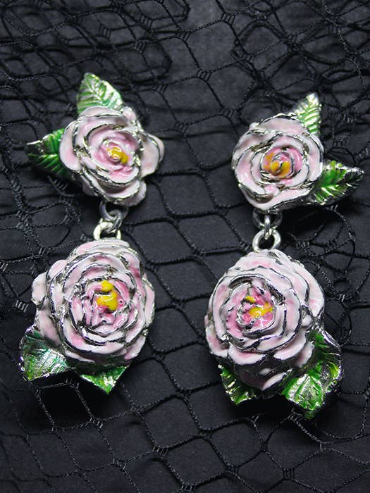 PENDIENTES ROSE ODE 103 para venta al por mayor de Oggidonna