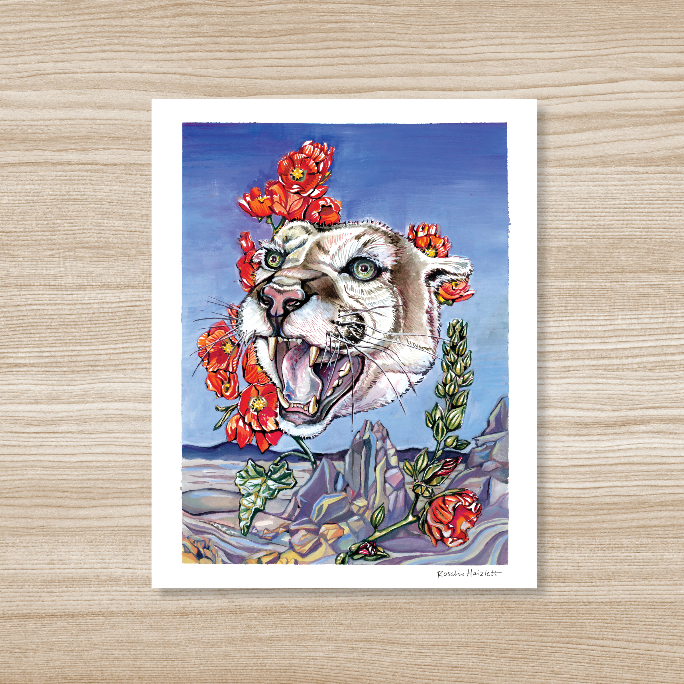 TIGER A3 Poster - Weiße Königstiger Baby Tier Plakat NEU ca. 42 x 28 cm 