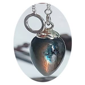 Sterling Pendel - Labradorit für den Großhandel von Crystal Earth Sterling