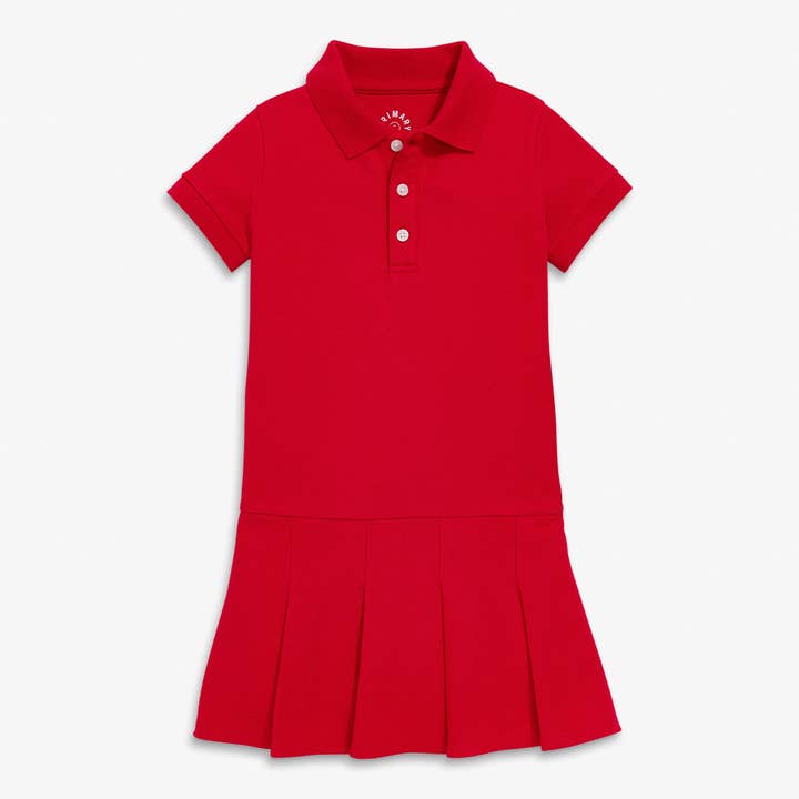 Primary - Wholesale Dress - Kids - Short Sleeve Pique Polo Dress5