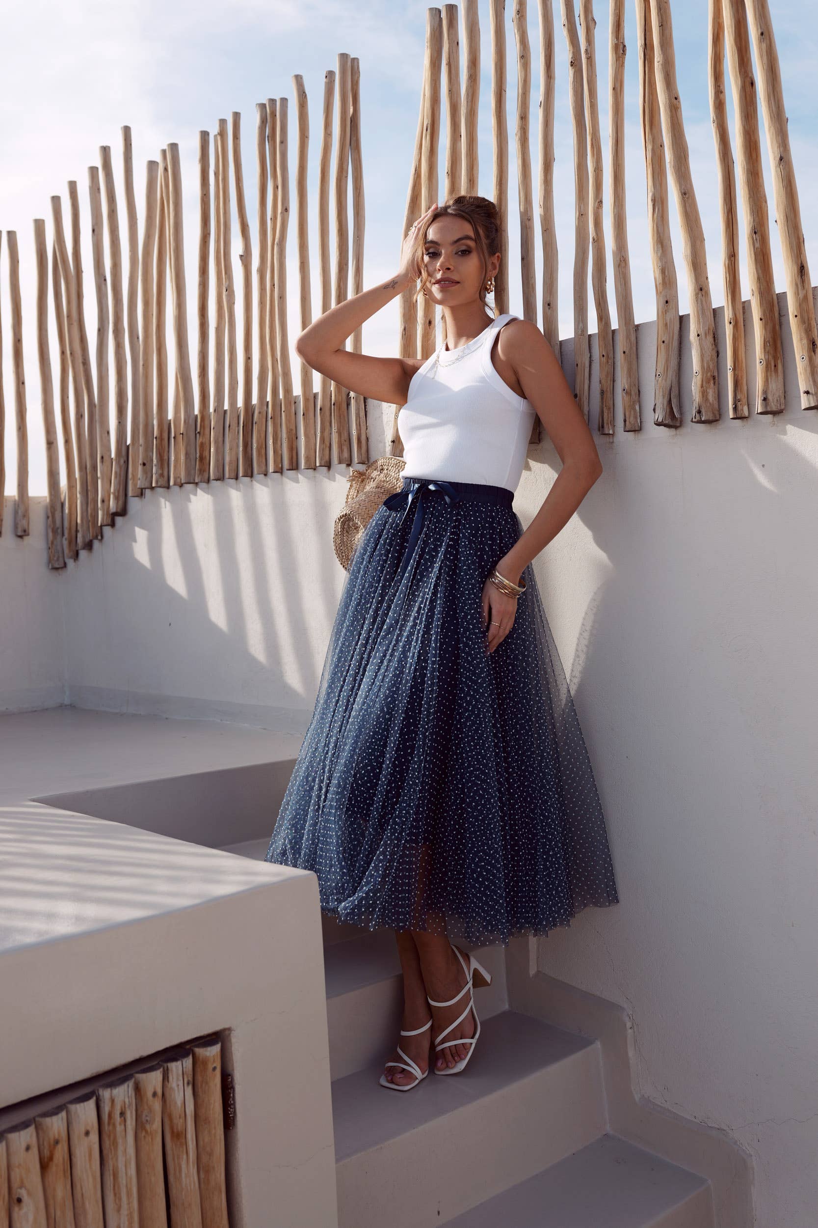 CHOKLATE PARIS – wholesale Kjol - Dam – Aria tulllkjol med plumetis - CK08077-34