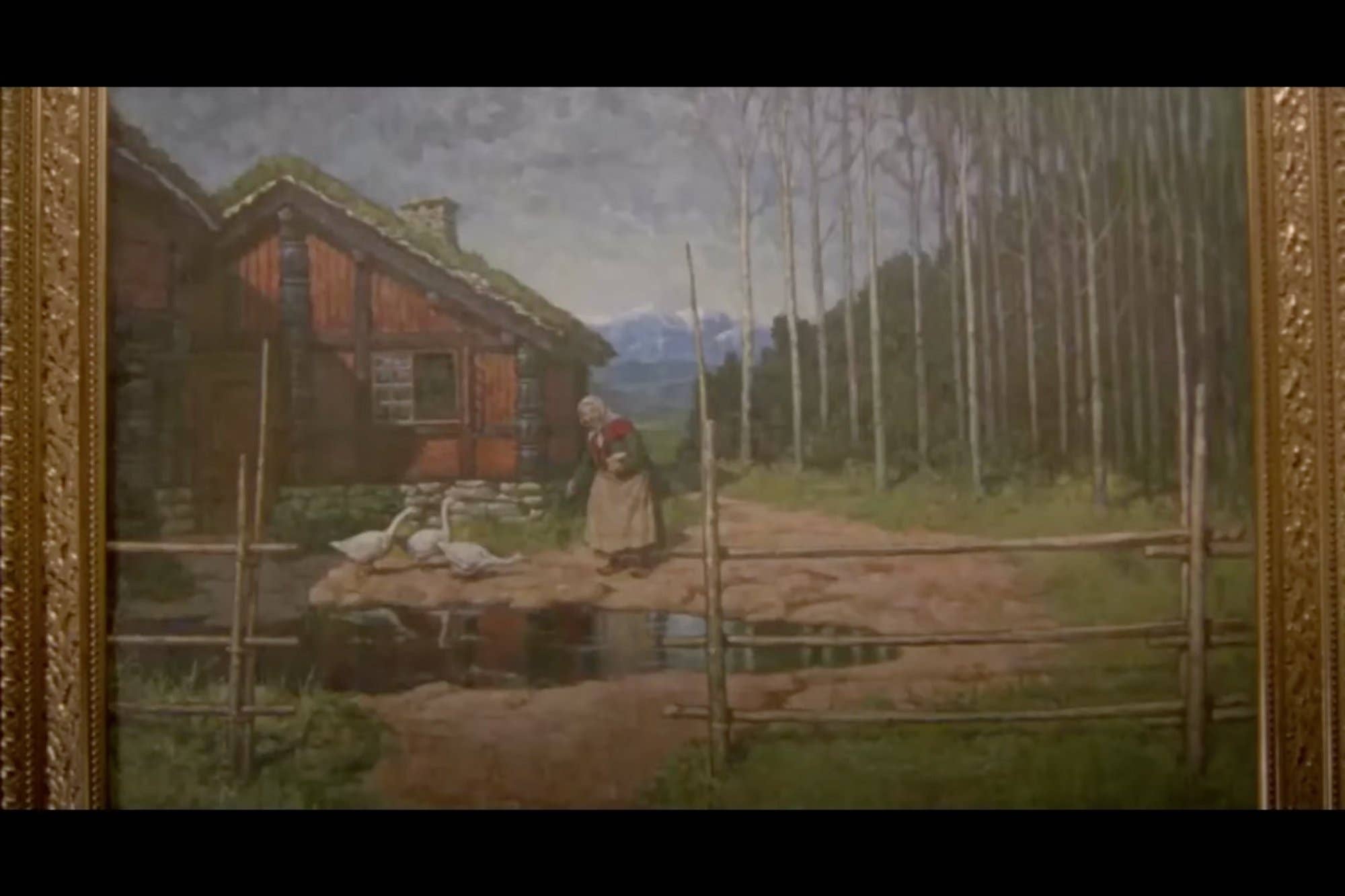 Mink - Wholesale Lapel Pin/Button - Cursed Painting from The Witches (lenticular pin)7