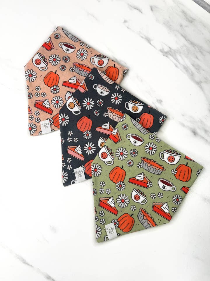 Bandana Outonal para Cães por atacado de Peached Pups