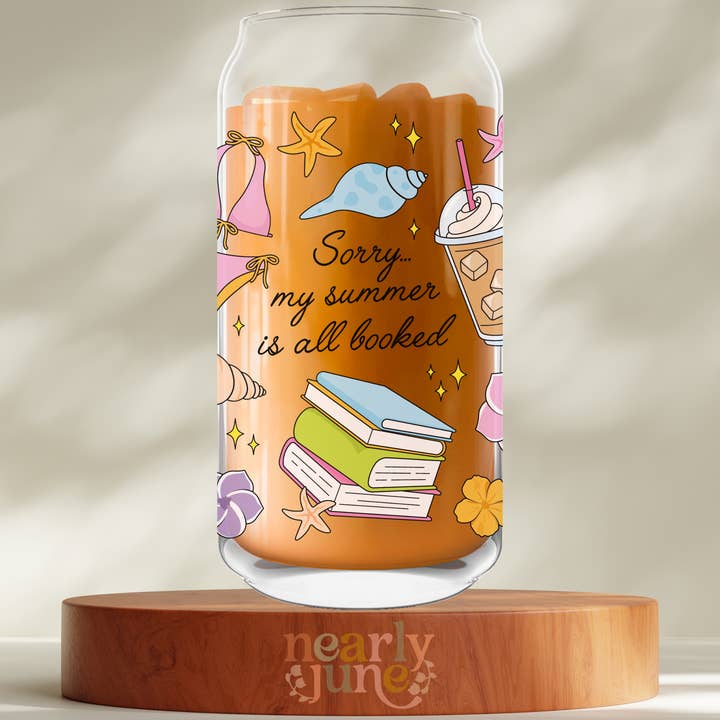 Désolé... Mon été est entièrement réservé, verre gobelet, 20 oz pour la vente par Nearly June Design Co
