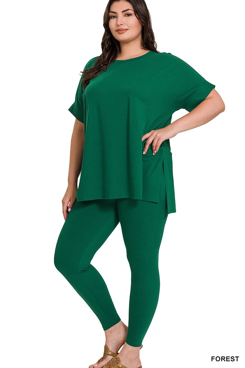42POPS - Wholesale Lounge Set - Women's - `.Plus Microfiber Lounge Wear 2 Pc Set6