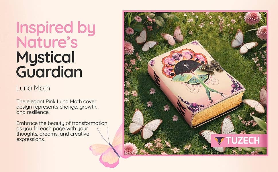 Tuzech Leather – wholesale Journal och dagbok – TUZECH läderklätt anteckningsbok med grimoirestil och ojämna kanter för män och kvinnor101