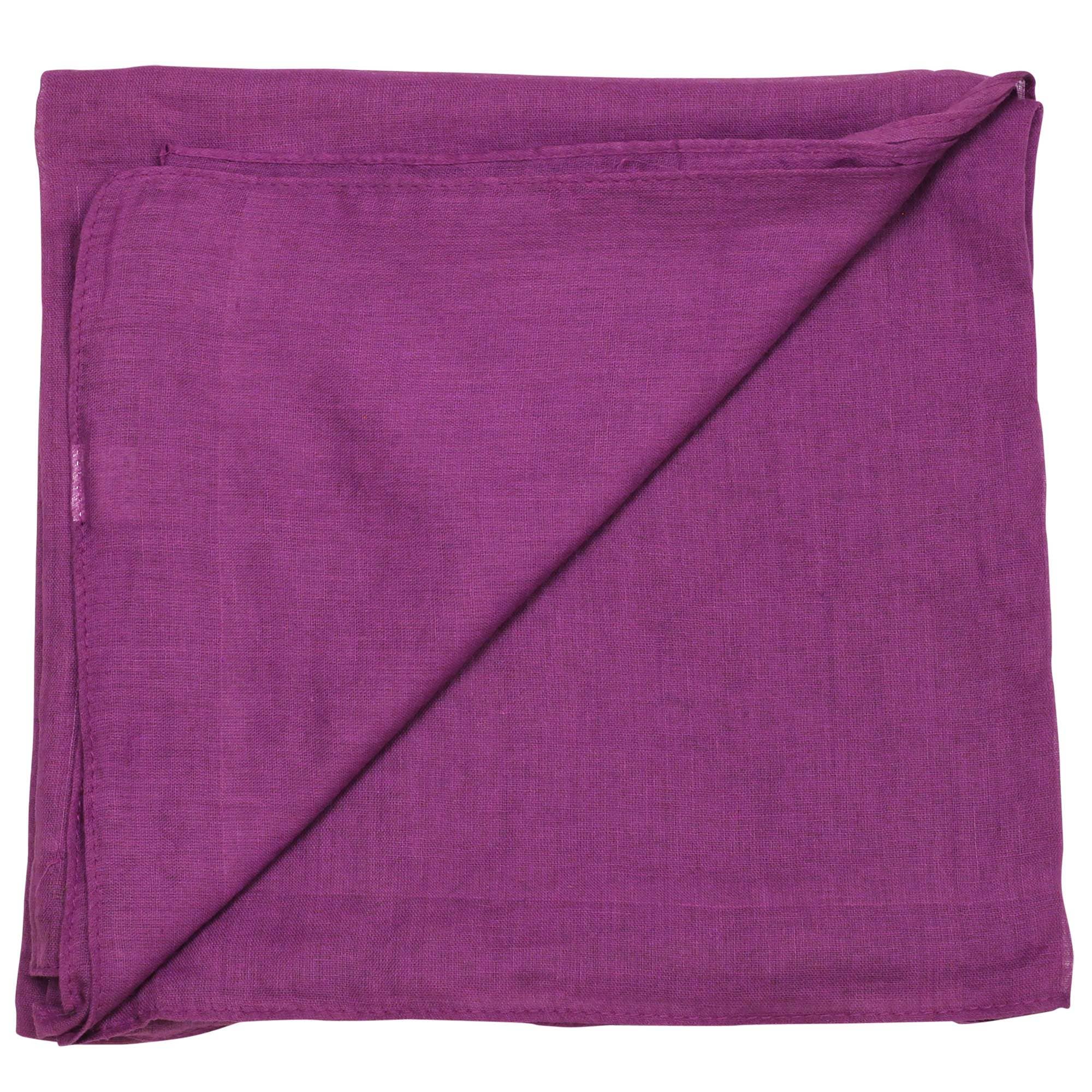 Tribal Trade GmbH - Wholesale Scarf - Unisex - Dark purple cotton cloth 100x100cm lightweight scarf shawl3