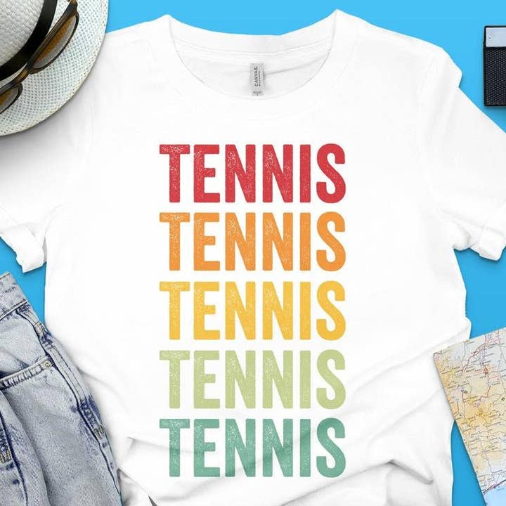 Tennisshirt, Tennisgeschenk, Design im LGBTQ-Pride-Stil für den Großhandel von PositiveParty