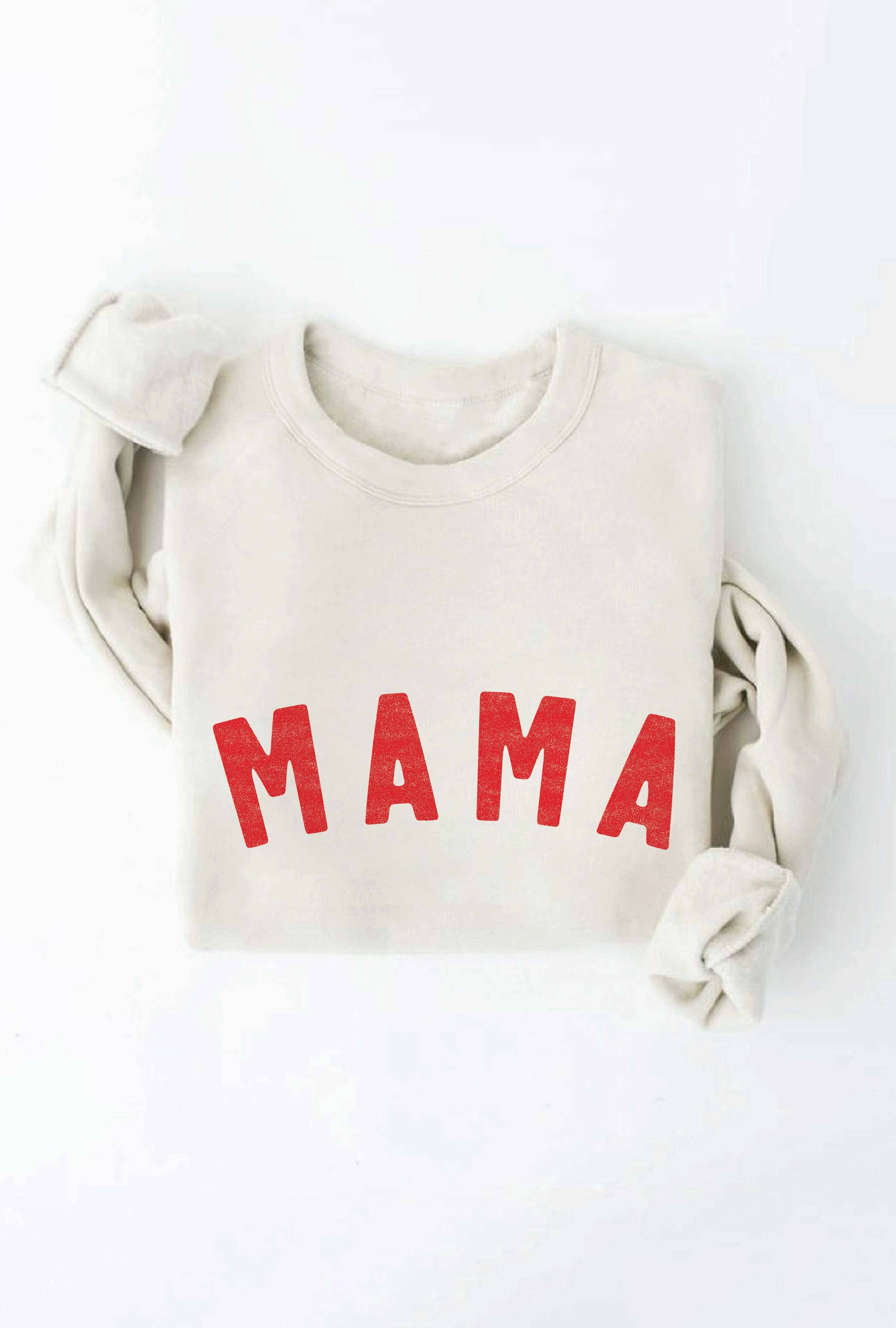 OAT COLLECTIVE - Vente Sweat-shirt à imprimés – femme - Chandail à motif graphique MAMA - Vêtements d'intérieur14