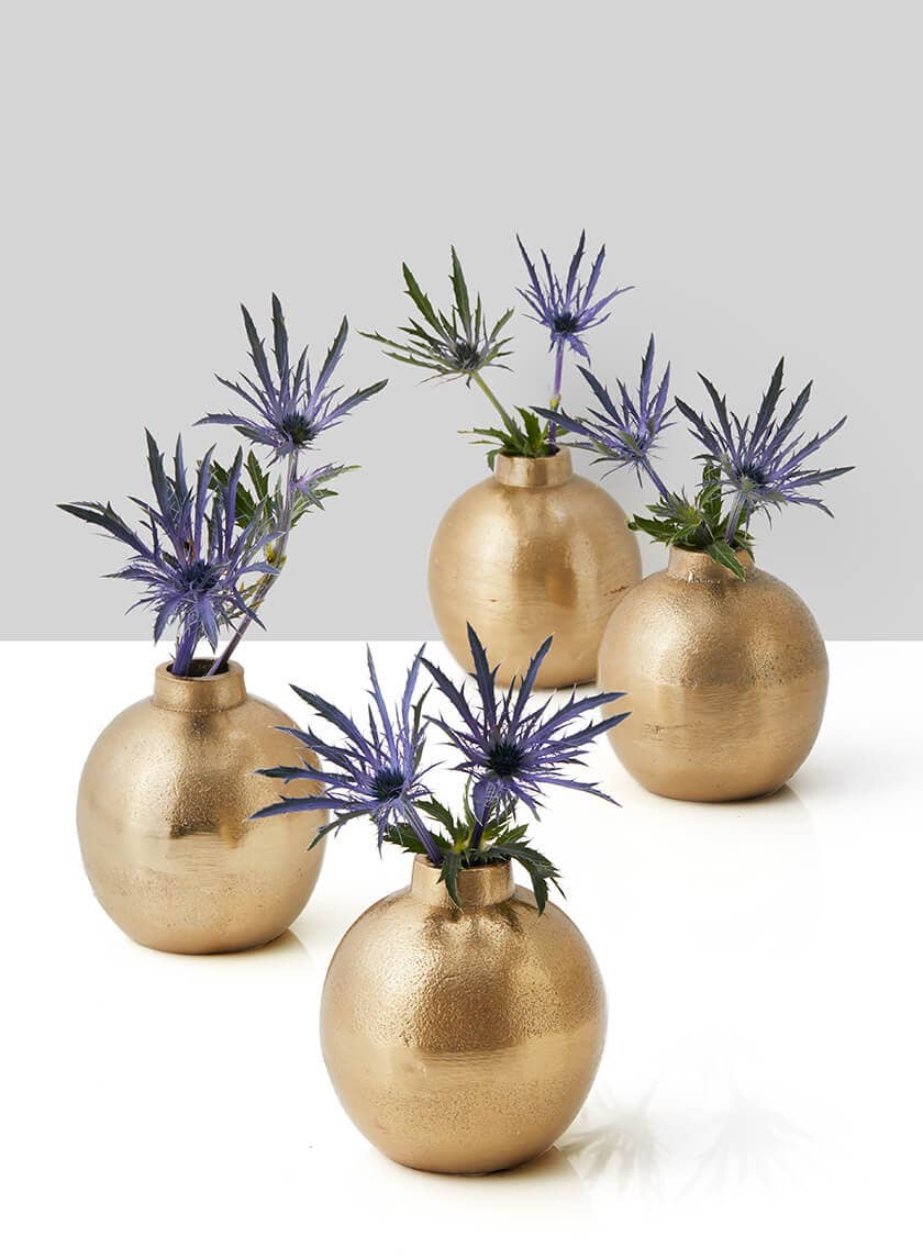 Jamali Garden - Wholesale Vase - Chateau Gold Ball Bud Vase1