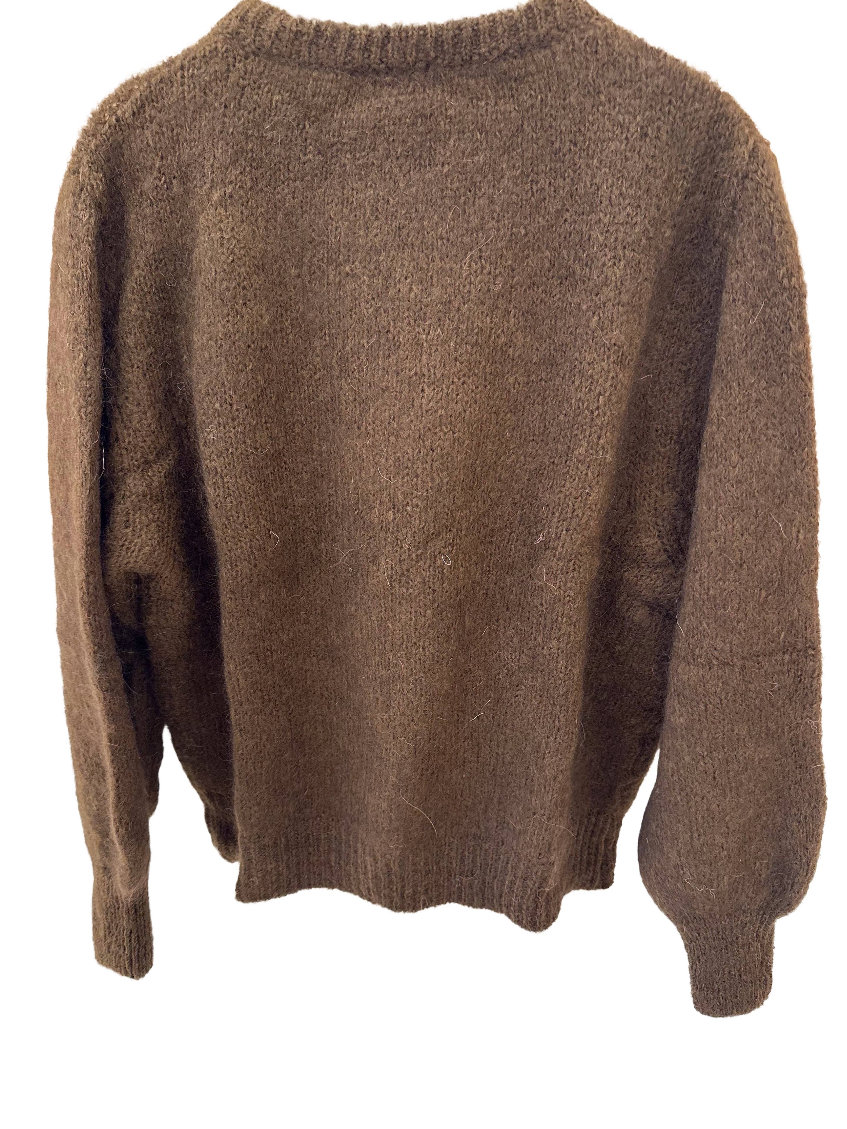 Orice – Cardigan - Mulher por atacado – Cardigã de tricô em lã mohair com laço - Orice29