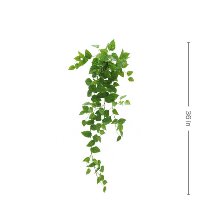 36" Fake Hanging Plants: Faux Vines for Home Office Decor for wholesale by P | O Homeware