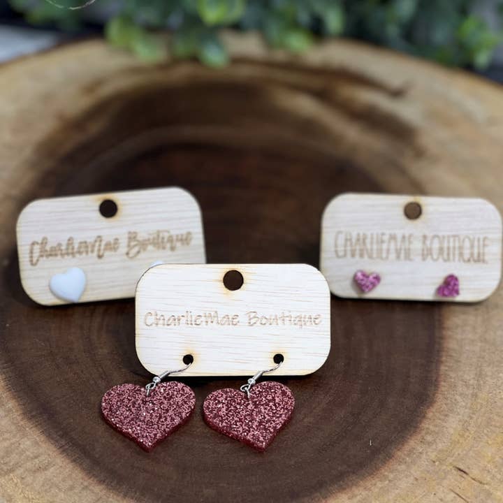 CMD Wholesale - Wholesale Gift Tag - Custom Wood Earring Card1