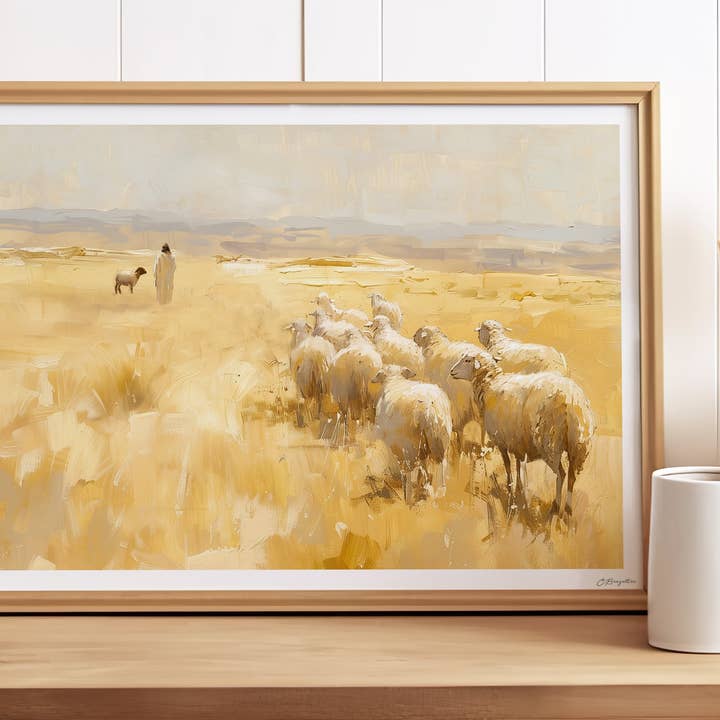 Il quitte les 99 | Tirage d'art pour la vente par The Painted Gospel