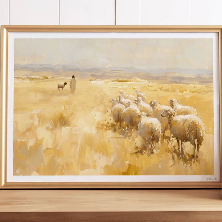 Il quitte les 99 | Tirage d'art pour la vente par The Painted Gospel