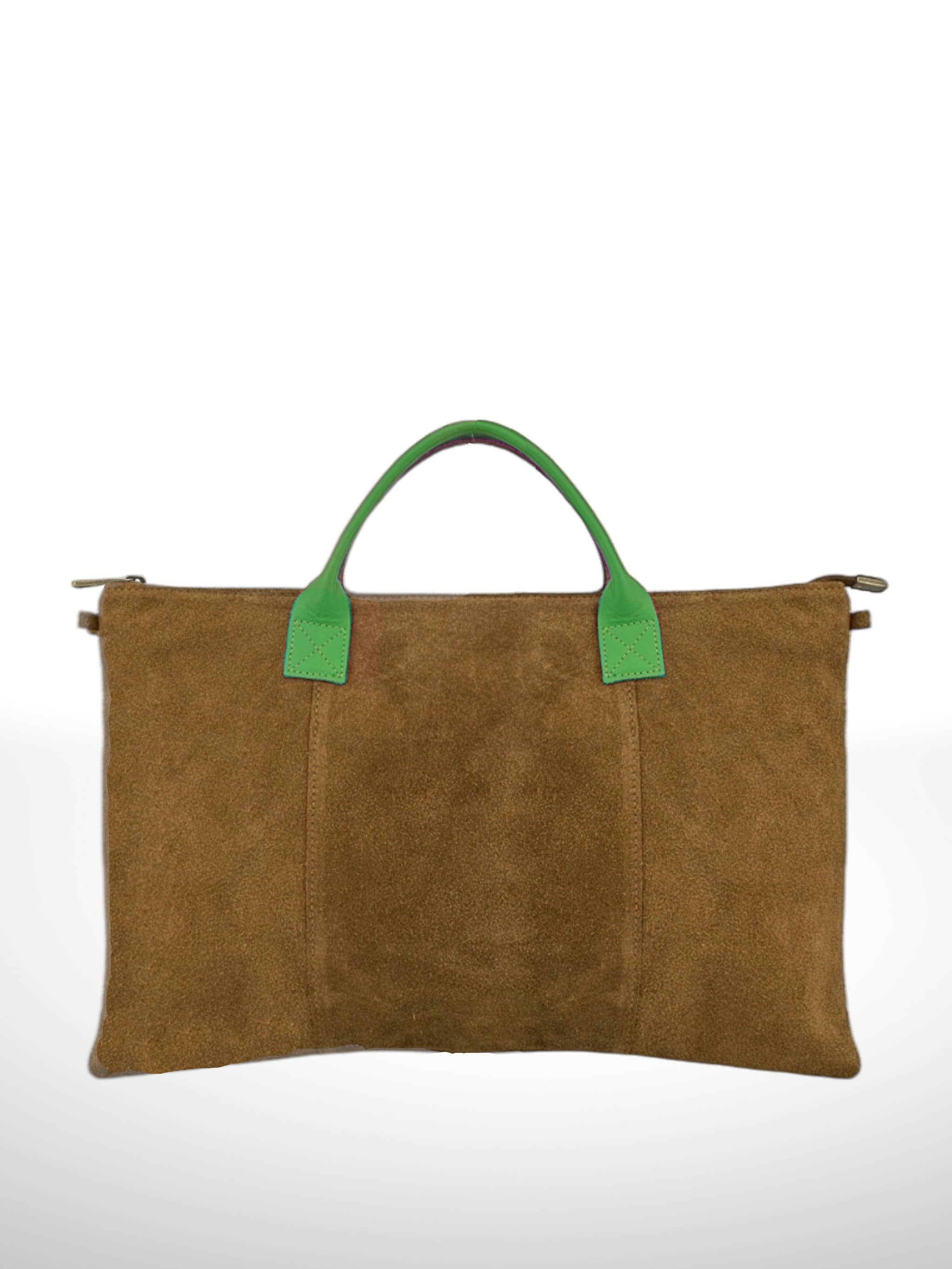 ITALIAN'S LEATHER - Wholesale Tote Bag - Women's - Suede Leather Bags Milano 22081127
