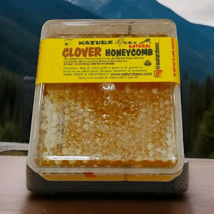 Naturz Beez - Venta al por mayor Miel - PANAL 14oz PANAL DE MIEL PURO SIN FILTRAR0
