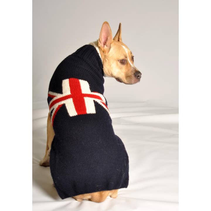 CHILLY DOG LLC - Wholesale Pet Sweater - Dog - Union Jack Dog Sweater