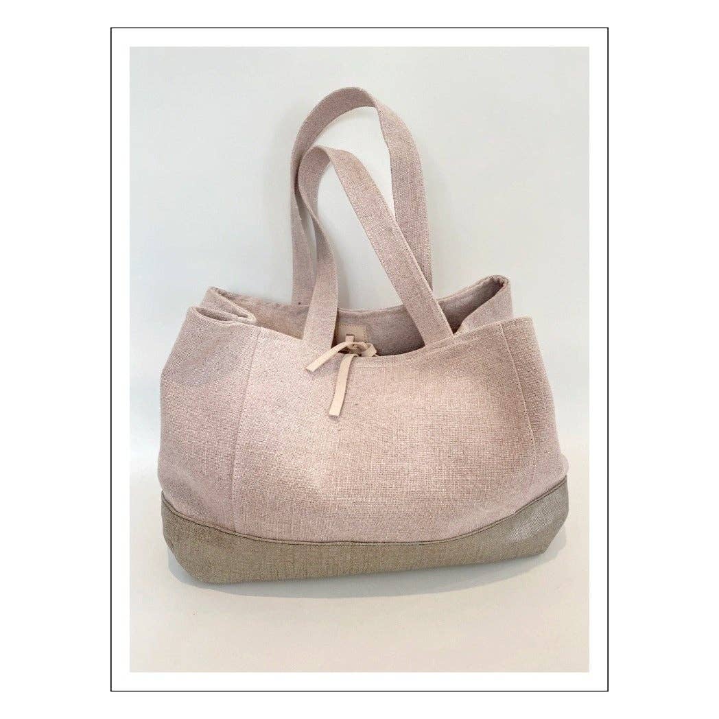 MARTINAS HOME – wholesale Tote bag – Women's – MIA LINEN TOTE ROSE