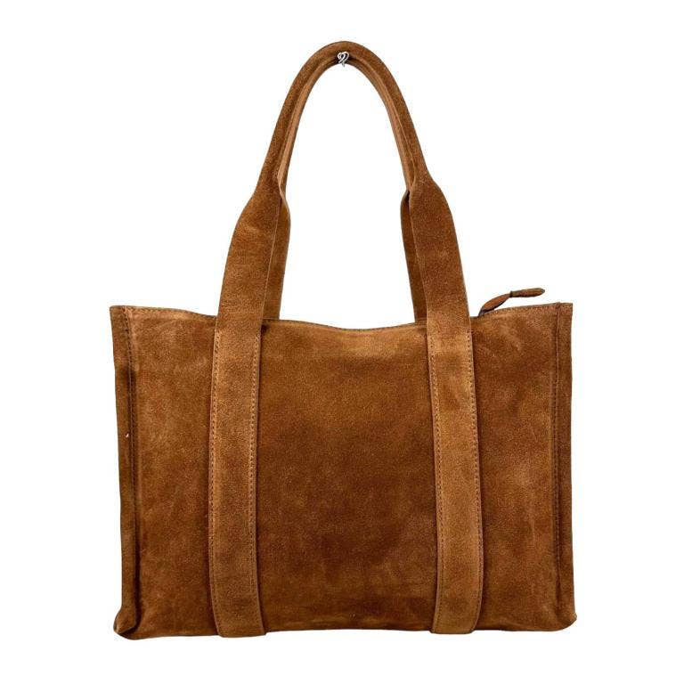 Chenson & Gorett - Wholesale Tote Bag - Women's - Suede Leather Shopper Bag for Women. B2B Fashion Promo11