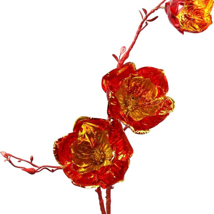 Fiore artificiale Flora Luxe rosso (HOFF5804) per la vendita all'ingrosso da parte di HOFF-INTERIEUR