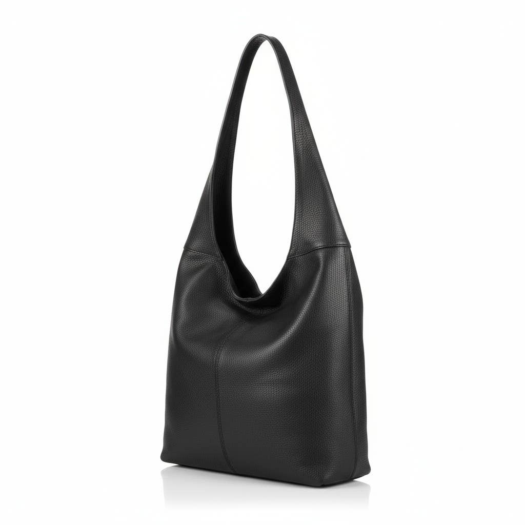 ZEEN – Bolsa de ombro – Mulher por atacado – Saco de couro Gina Nero0