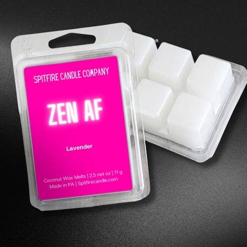 Zen Af | Lavender Scented Wax Melts | Coconut Wax for wholesale by Spitfire Candle Company