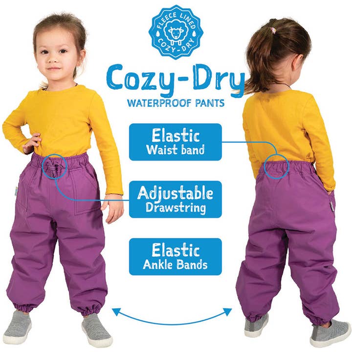 Jan & Jul - Wholesale Pants - Kids - Unicorn | Cozy-Dry Rain & Snow Pants