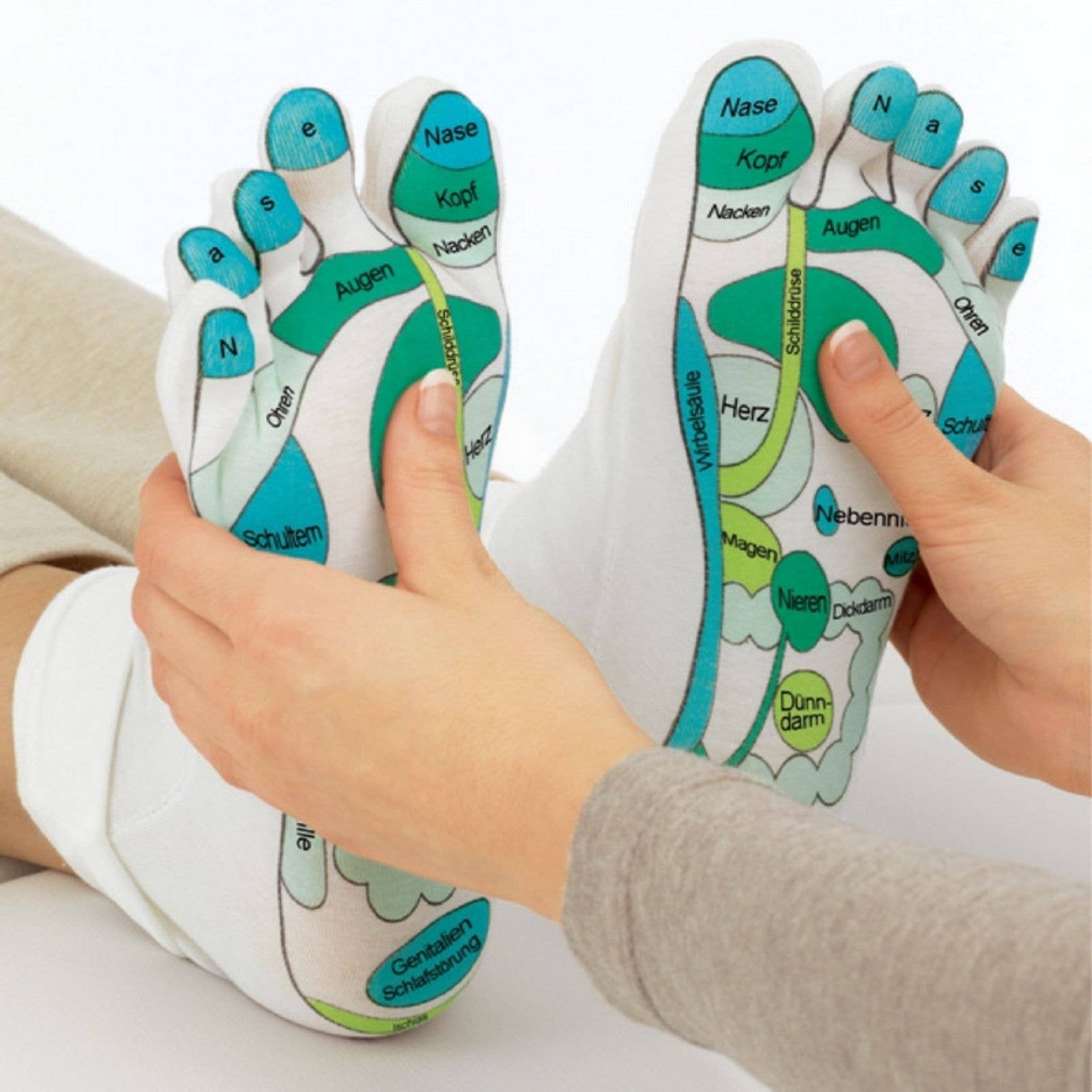 Zen'Arôme - Wholesale Socks - Unisex - SPA Reflexology Socks Soothing Moisturizing Gel6