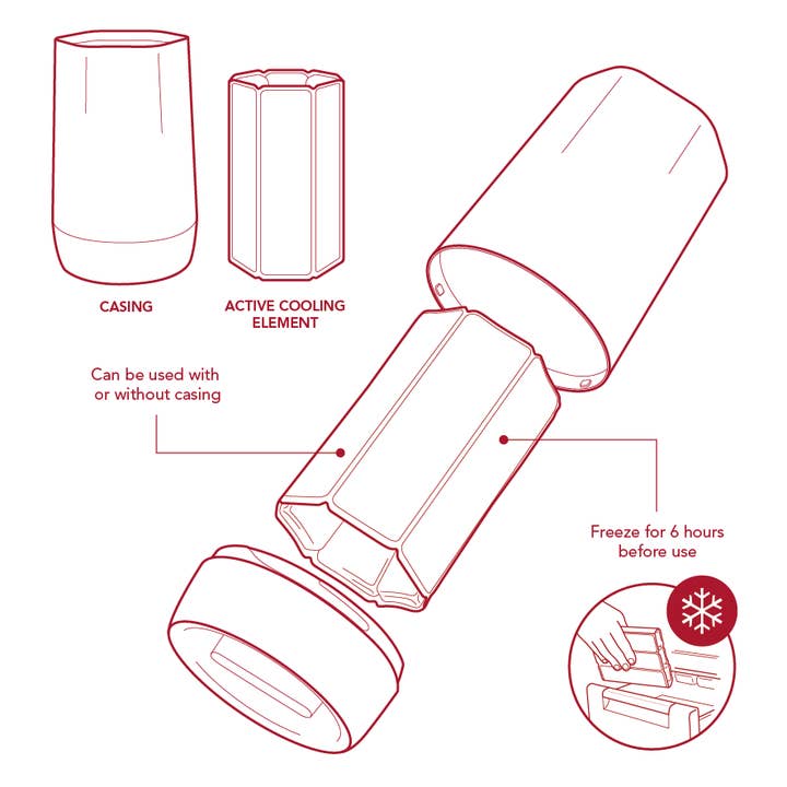 Vacu Vin - Wholesale Wine Bucket - Wine Cooler Hexo Graphite2