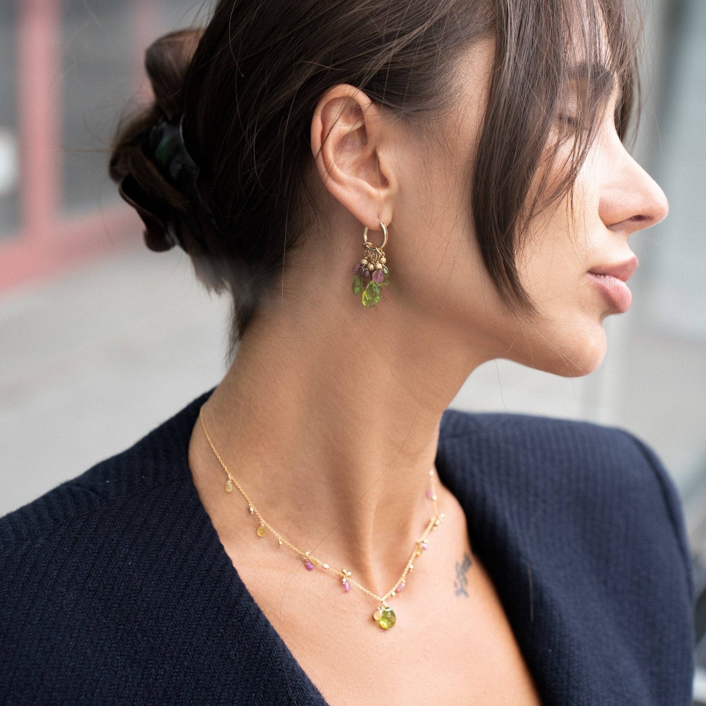 Mabel Chong - Wholesale Pendant/Charm Necklace - Mixed Color Gem Pendant Necklace1