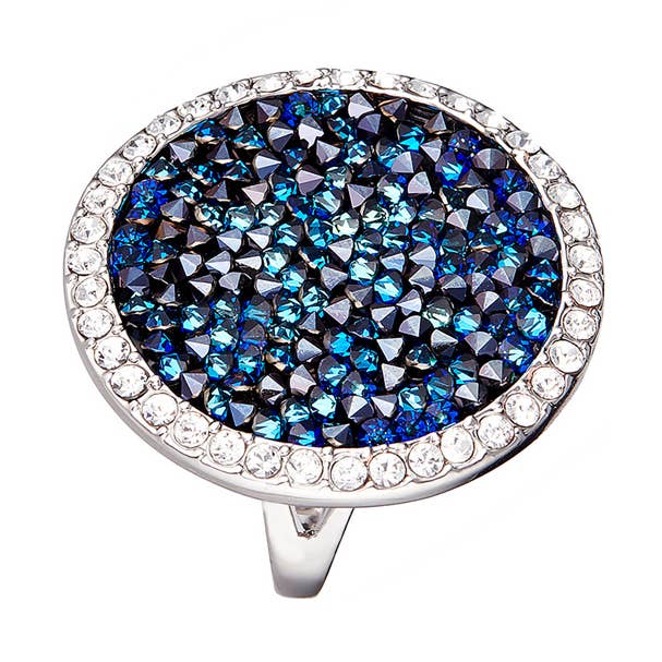 Anel Ocean em Prata com Azul por atacado de CARALI / MYC Paris