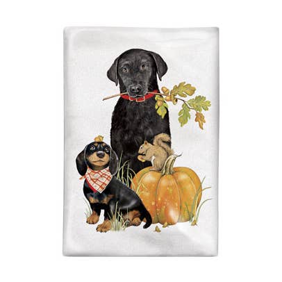 Squirrel Dogs Bagged Towel for wholesale by Mary Lake-Thompson Ltd.