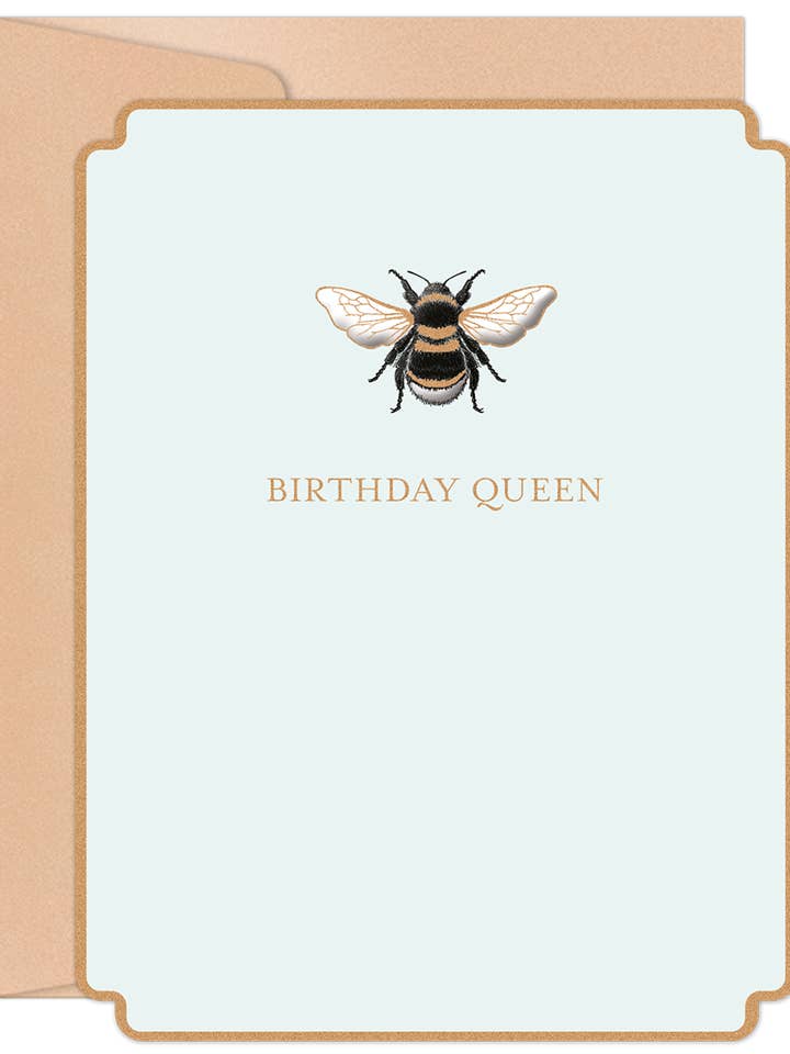 Birthday Queen Bee Birthday Card for wholesale by Willow & Ivy Press