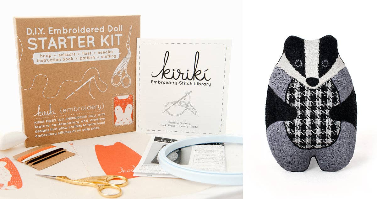 Kiriki Press - Wholesale Embroidery/Cross Stitch Supplies - Embroidery Starter Kit0