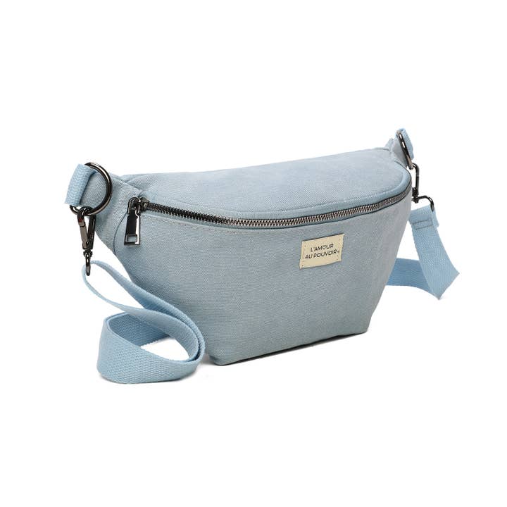INES DELAURE - Wholesale Belt Bag - Women's - Canvas banana for women