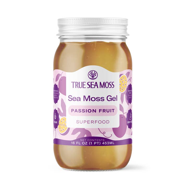 Gel de mousse marine à la passion TrueSeaMoss pour la vente par TrueSeaMoss
