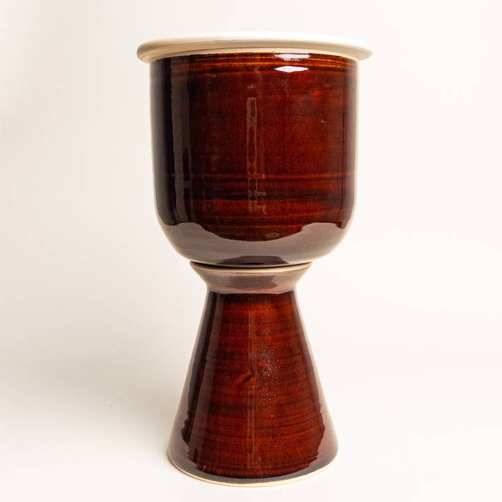 6-inch Planter (IN STOCK) for wholesale by DEEP BLACK