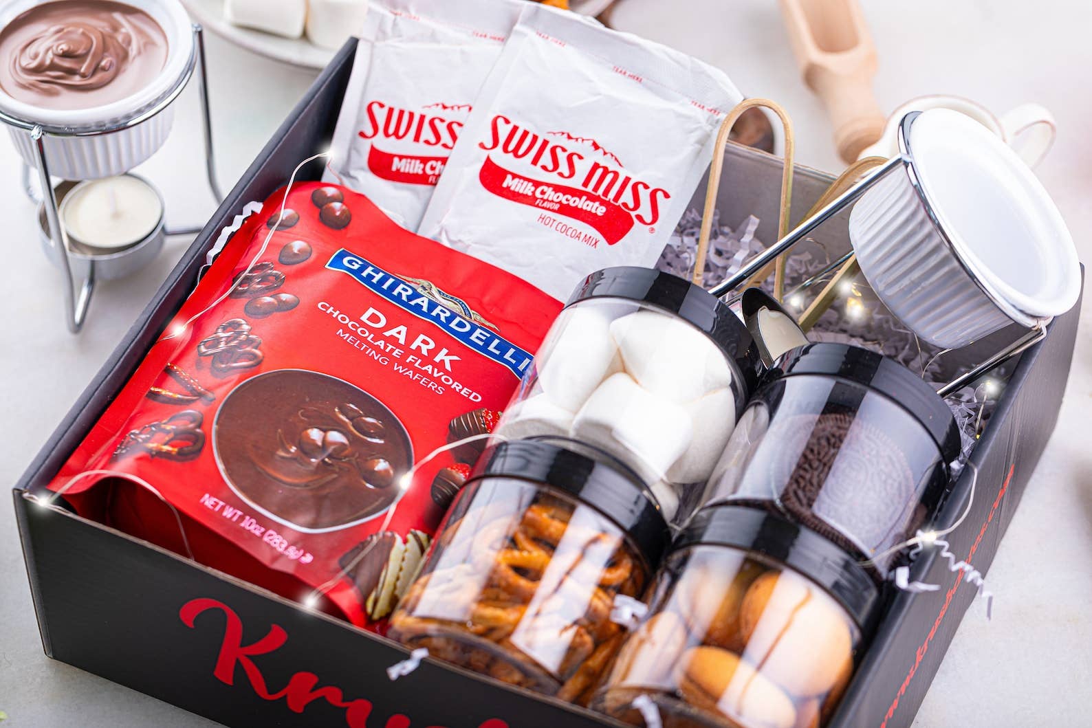 Krush Dates - Wholesale Chocolate Box - Chocolate Fondue Gift Box2