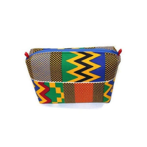 Mawufemor - Wholesale Makeup/Cosmetic Bag - African Print Fabric Cosmetic Zipper Pouch Gift2