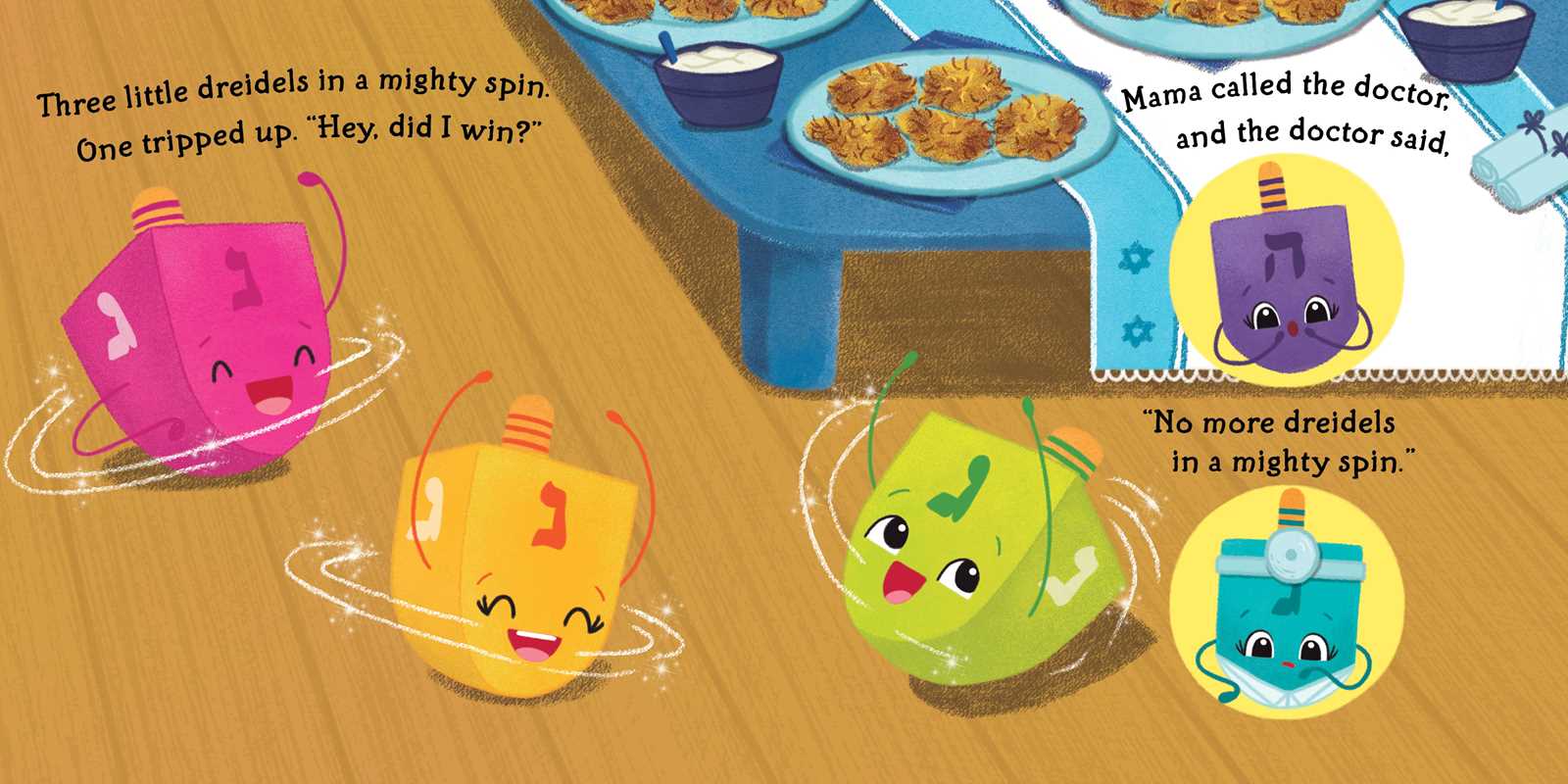 Simon & Schuster - Wholesale Baby & Toddler Book (0-2) - Five Little Dreidels by Jeffrey Burton1