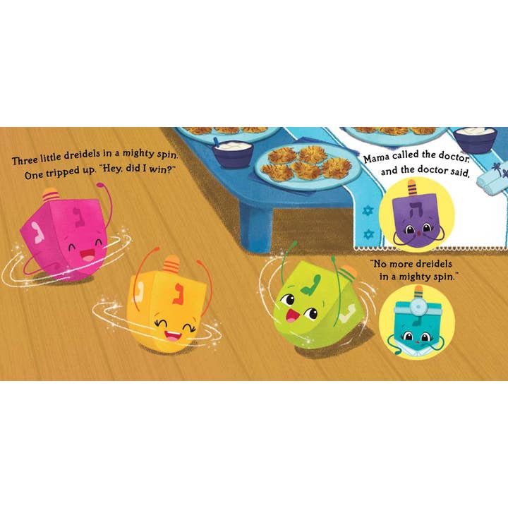 Simon & Schuster - Wholesale Baby & Toddler Book (0-2) - Five Little Dreidels by Jeffrey Burton1