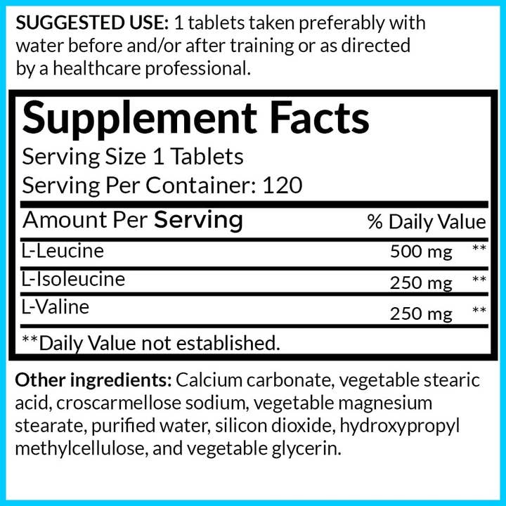 Hybrid Nutraceuticals LLC - Wholesale Oral Supplement/Vitamin - Hybrid BCAA Tablets 1000mg - 2:1:1 Extra Strong Branched Cha