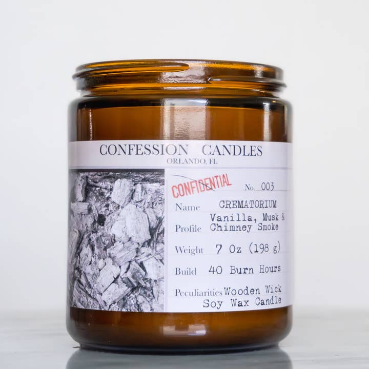 Tarro de vela del crematorio para venta al por mayor de Confession Candles