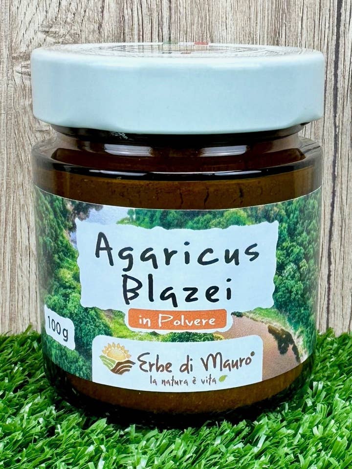 Poudre de champignon Agaricus blazei murrill pour la vente par Erbe di Mauro