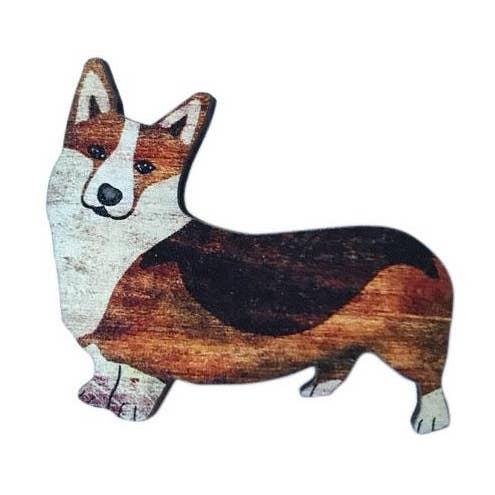 Corgi-Brosche für den Großhandel von Leopard Frog