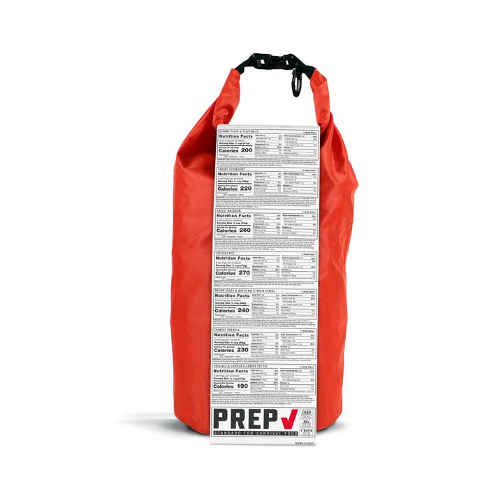 Ready Wise - Wholesale Food Storage Container - 7 Day Emergency Dry Bag 60 Servings Breakfast and Entrée Gra1