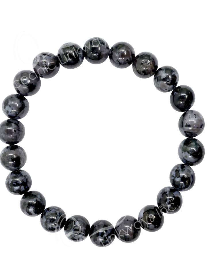 BRACELET : GABBRO INDIGO (8-8,5 MM) 7,15-7,25 POUCES (PIÈCE) pour la vente par Oceanic Linkways Inc