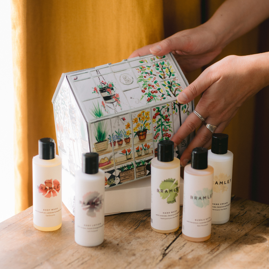 BRAMLEY - Vente Set de bain et corps - Coffret Greenhouse | Huiles essentielles | Naturel | Maison neuve2